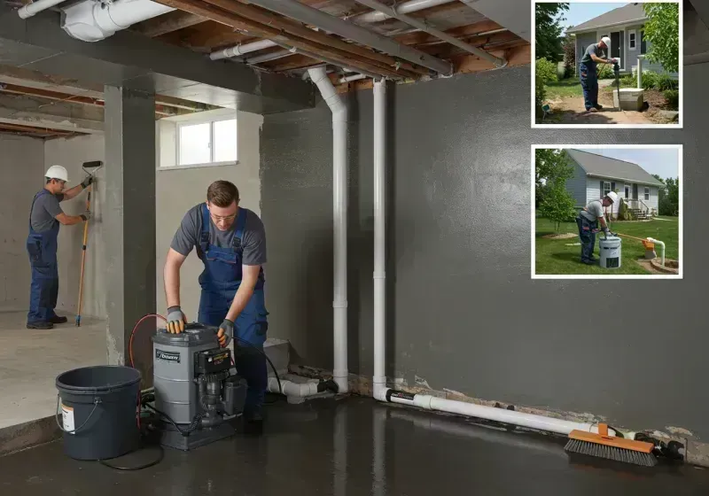 Basement Waterproofing and Flood Prevention process in Hudson, IL